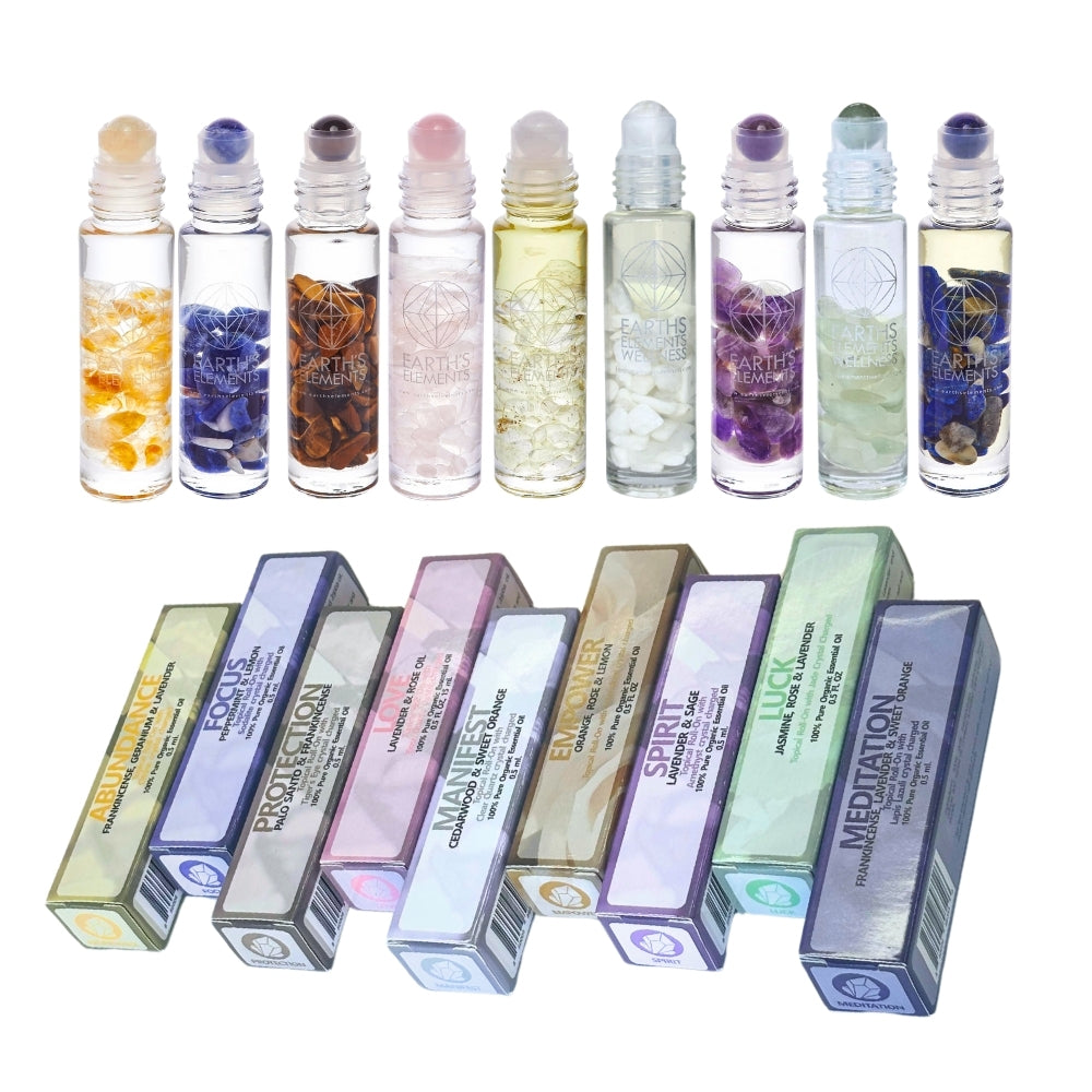 Essential Oil Crystal Roll-On Refill - 72 pc. set | EarthsElements ...