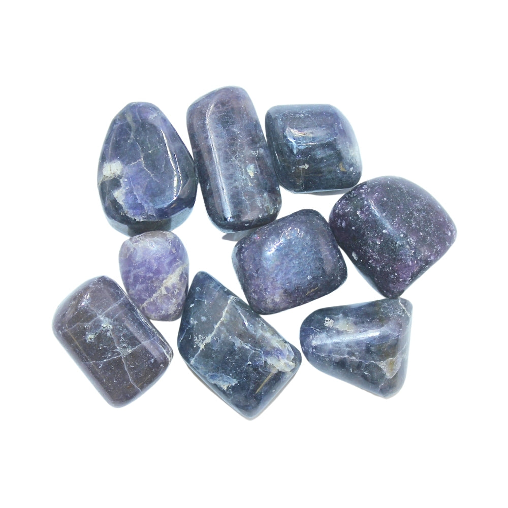 Iolite Element Tumbled Crystal - Iolite, 2lbs | EarthsElements Wholesale