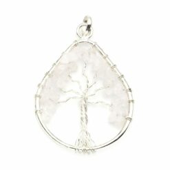 tree of life pendant clear quartz
