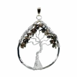 tree of life pendant smoky quartz
