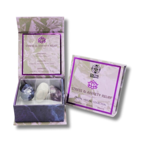 Earths Elements Stress and Anxiety Relief Stone Pack