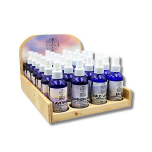 Set of 24 Essential Oil Sprays with Display and Testers