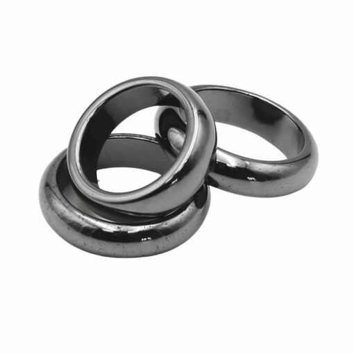 Hematite rings