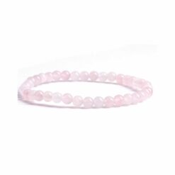 rose quartz 4mm bracelet