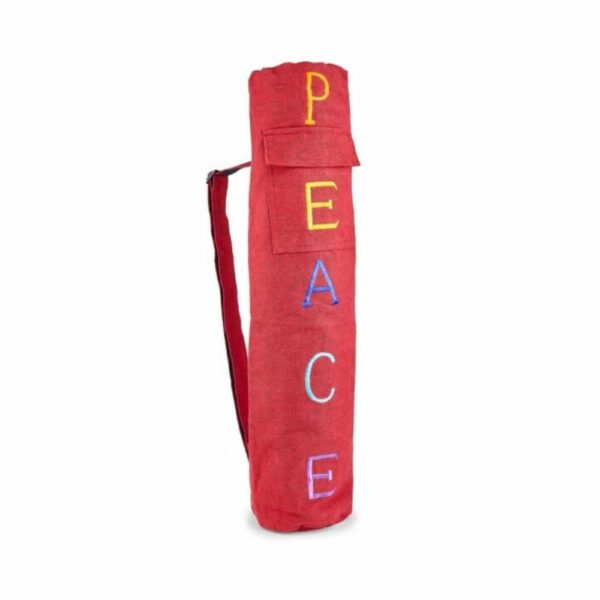 Red Peace Yoga Bag