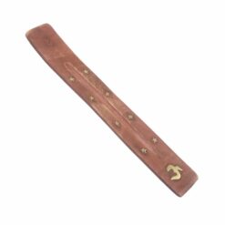 Wooden Incense Stick Holder - Om & Stars