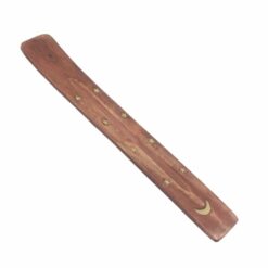 Wooden Incense Stick Burner - Moon & Stars