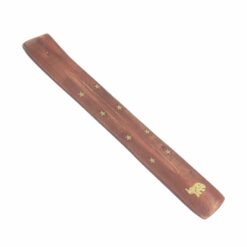 Wooden Incense Stick Holder - Elephant & Stars