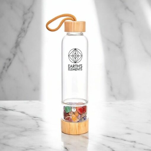 Crystal Water Bottle - Chakra Alignment - Image 2