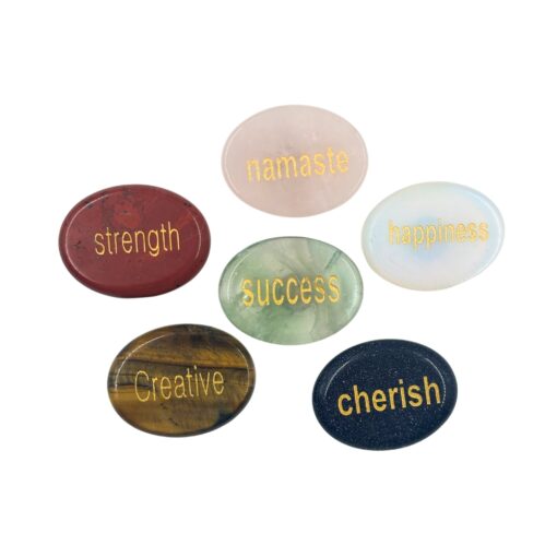 Shaped Crystals - Magnet, Assorted Word Stone