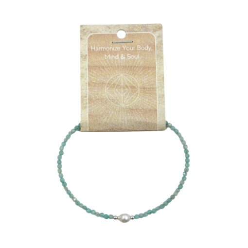 Bracelet - Summer Faceted Stone & Pearl Collection, Assorted - Image 3