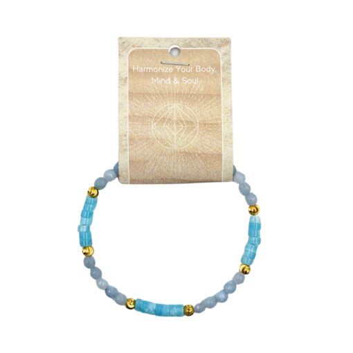 Bracelet - Summer Disc Stone Collection, Assorted - Image 2