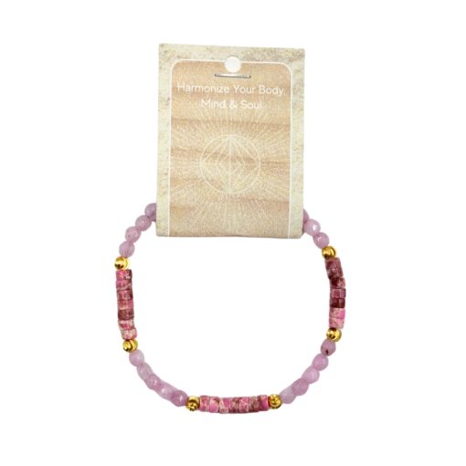 Bracelet - Summer Disc Stone Collection, Assorted - Image 3