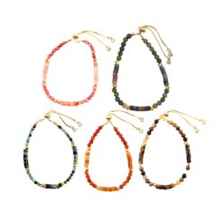 Bracelet - Autumn Disc Stone Collection, Assorted