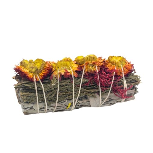Flower Sage - Orange/Cedar