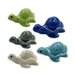 Mini Ceramic Turtle Figurine - Assorted